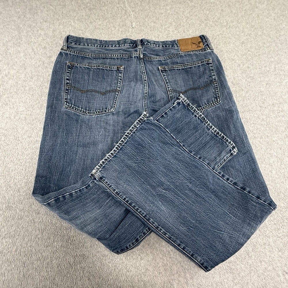 American‎ Eagle Jeans Mens 36x34 Blue Original Boot Bootcut Denim Vintage Y2K